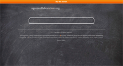 Desktop Screenshot of agreecollaboration.org
